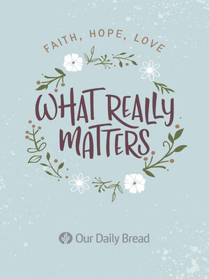 cover image of What Really Matters